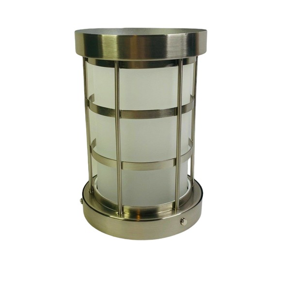 Brushed Nickel w/ Frosted Glass Mini Pendant Shade 2.25" Fitter, 6.23"D,  9.20"H - Picture 4 of 6
